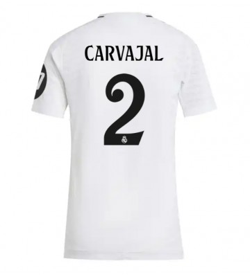 Real Madrid Daniel Carvajal #2 Replika Hjemmebanetrøje Dame 2024-25 Kortærmet